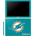 NFL Miami Dolphins Distressed- Aqua Galaxy Book 12in Skin
